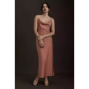 bhldn holly faux leather halter midi dress BHLDN Holly Faux Leather Halter Midi Dress